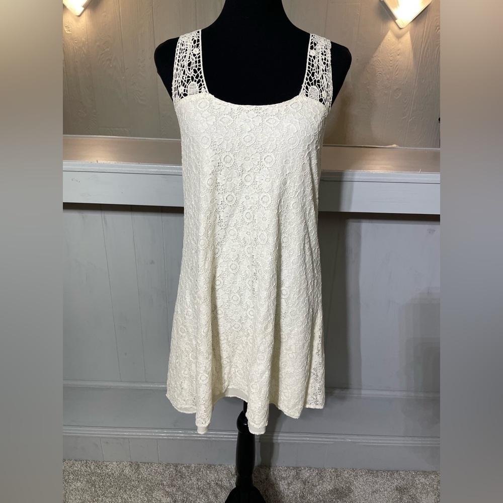 Maurices Cream Lace Mini Dress